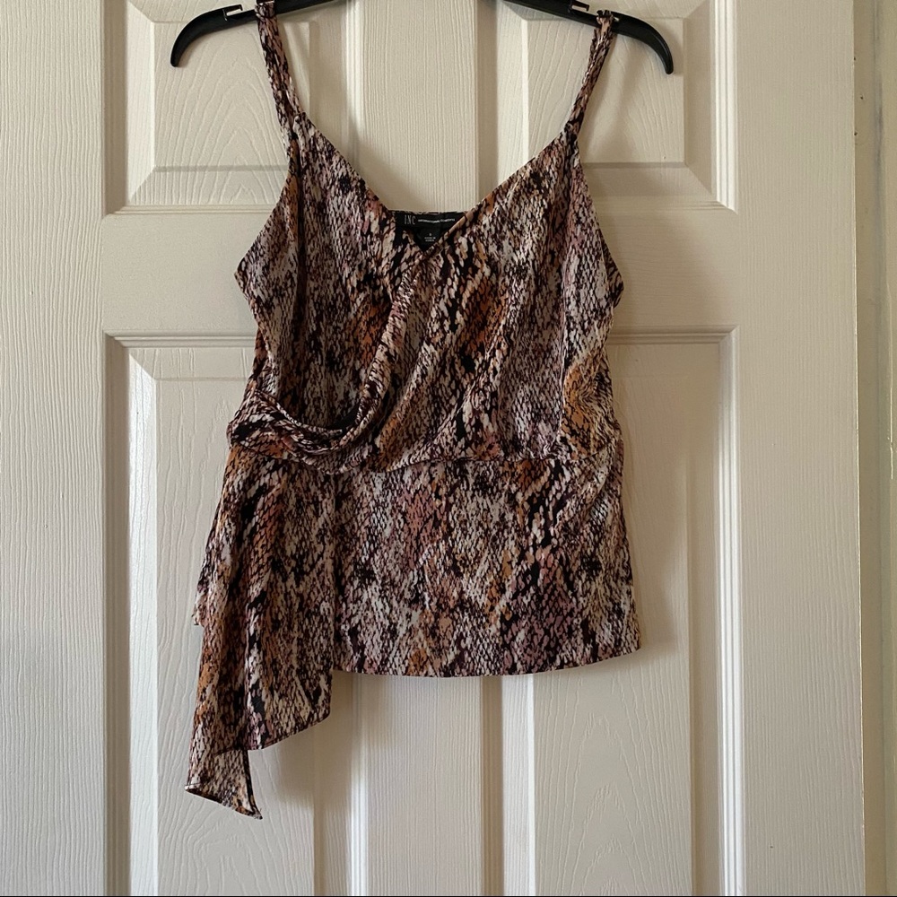 NWT INC Snake Print Cami/Tank Top
